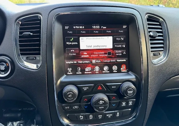 Dodge Durango cena 117900 przebieg: 217000, rok produkcji 2017 z Chrzanów małe 781